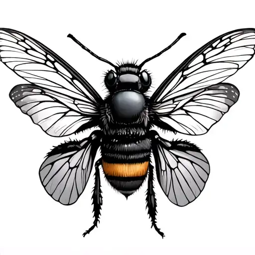 Bee With Butterfly Wings