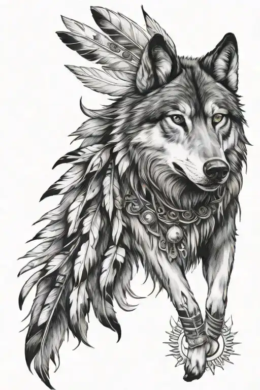 Native American Wolf