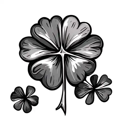 Cross And Four Leaf Clover