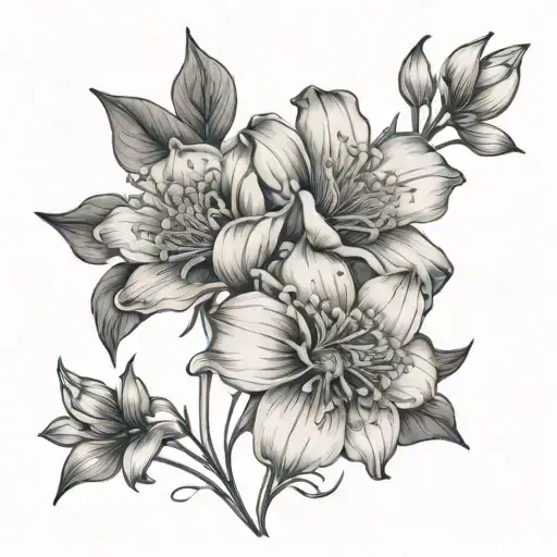 Birthflower April August February And June Birth Flower