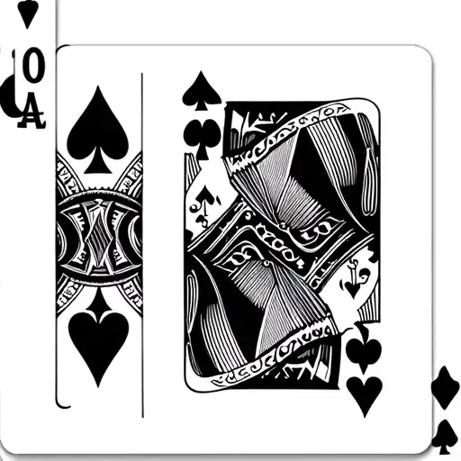 Ace Of Spades Card And King Of Hearts Card Together