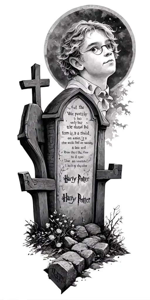 Harry Potter Inspired Graveyard Scene