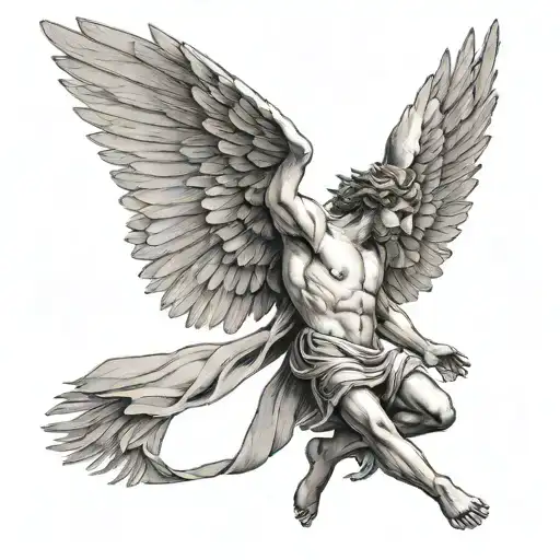Icarus From Bible Falling From Sky