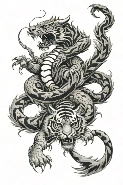 Tiger Vs Dragon