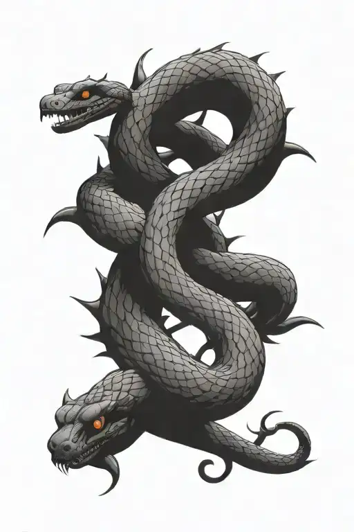 Snake With A Thorn