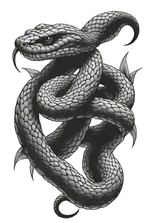 Snake With A Thorn