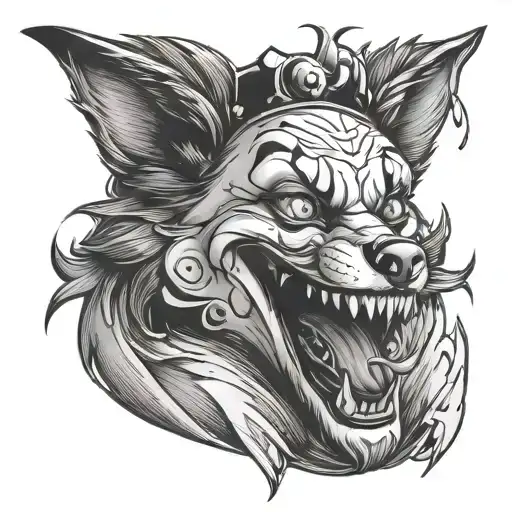 Clown Fox Laugh