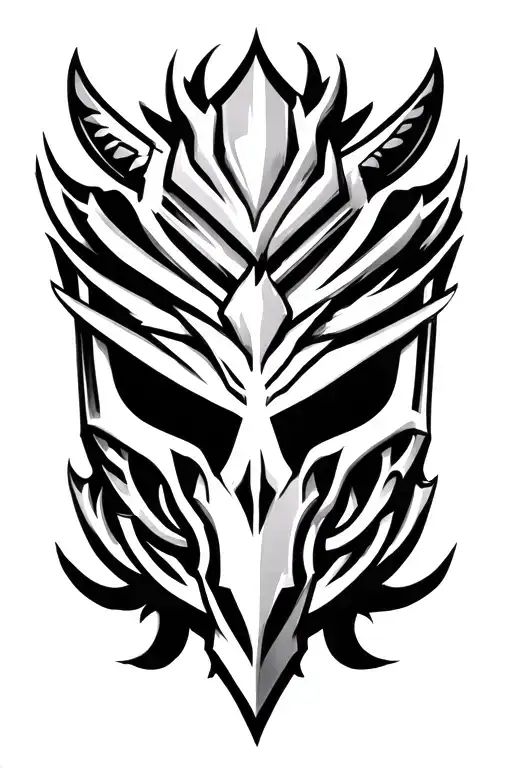 Tribal Inspired Paladin Logo Incorporated