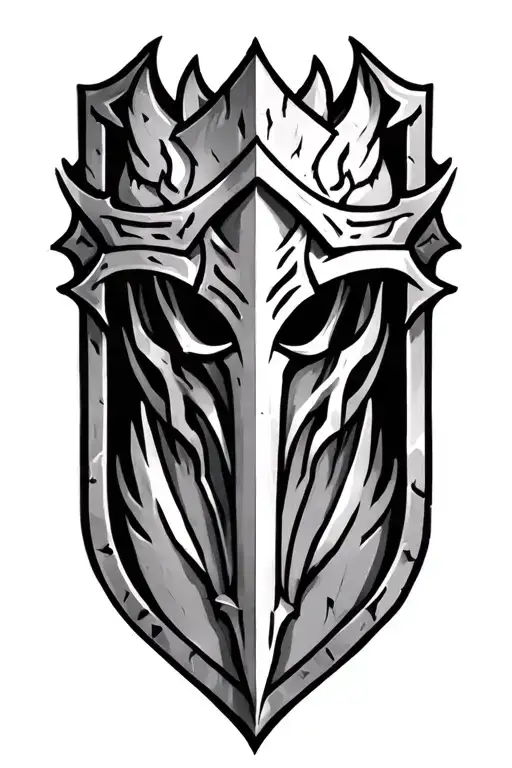 Dungeons And Dragons Paladin Symbol Tattoo