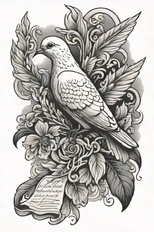 Dove And A Scripture