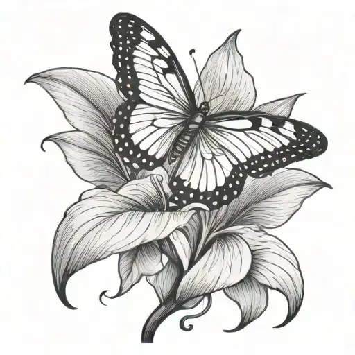 Butterfly Snake Arum Lilly