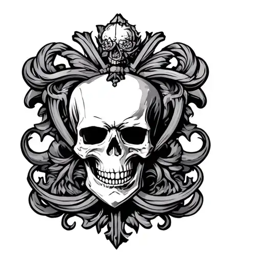 Skull Coat Of Arms