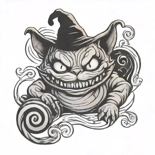 Oogie Boogie Holding Cheshire Cat
