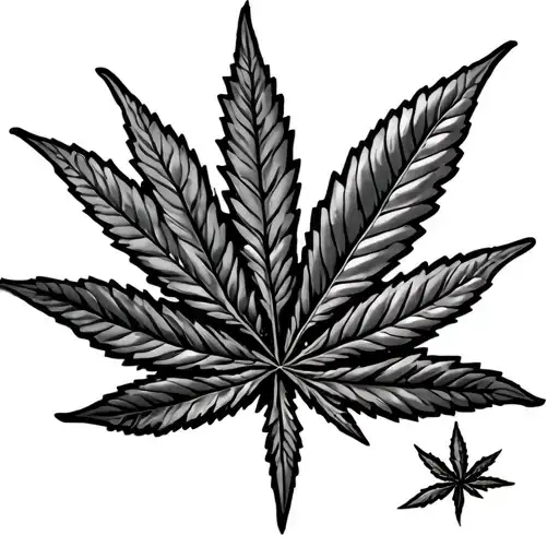 Marijuana Leaf Sleave