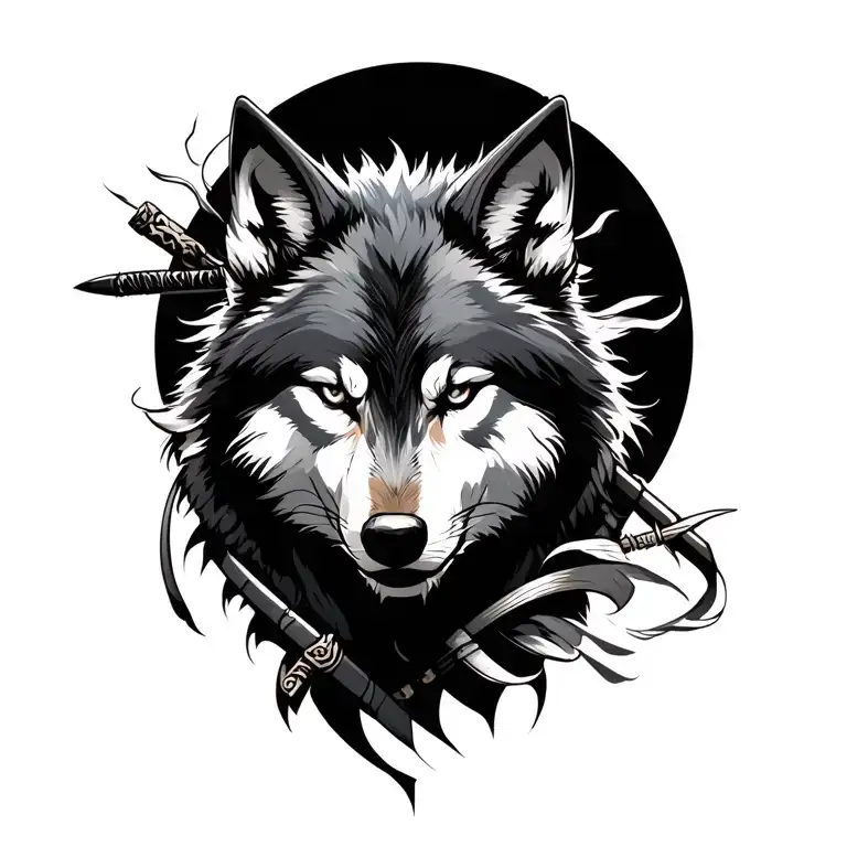Samurai And Wolf