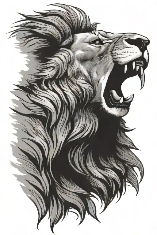 Lion Roaring