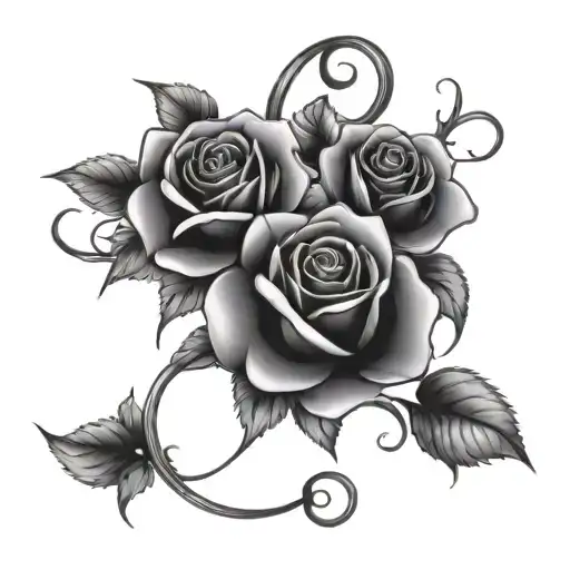 Zodiac Sign Libra And Roses With Lilies