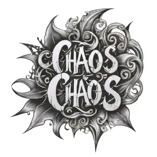 Create Tattoo Covering The Word Chaos
