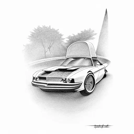 An Entrepreneur Driving A Car Made Of Money