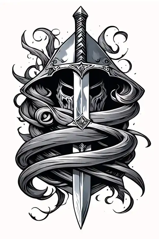 Knight Sword Wrapped