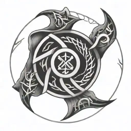 Viking Rune Circle