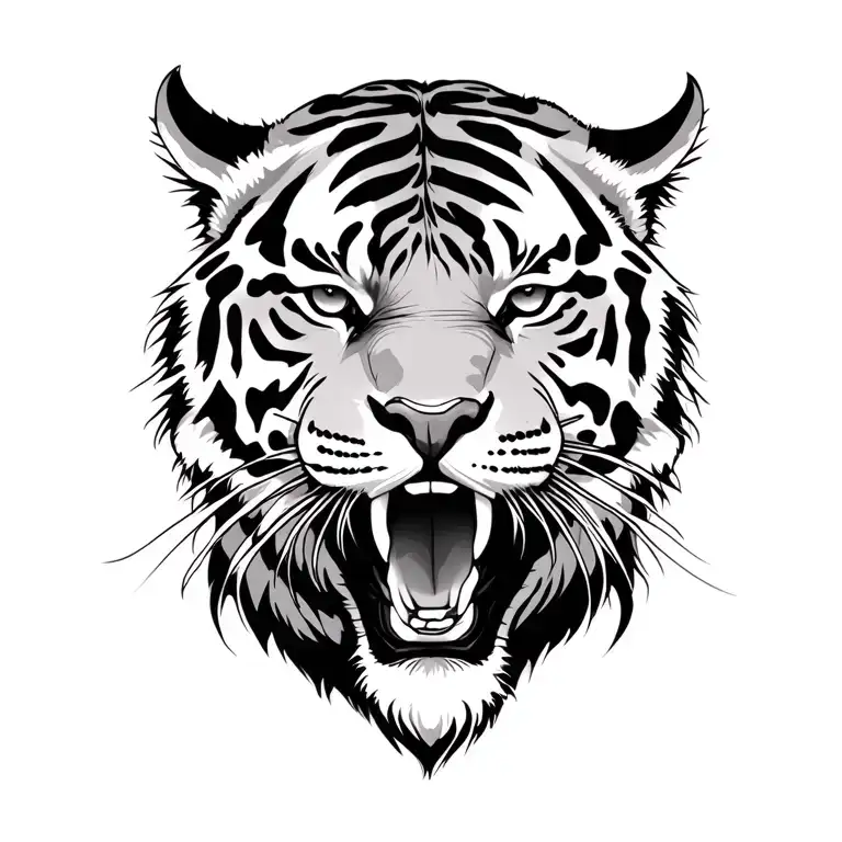 I Alr Have Tiger Tattoo On My Forearm But I Want A Shoulder Piece That Could Connect To It