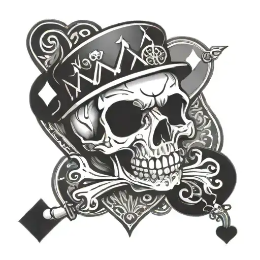 Skull Jack Of Hearts