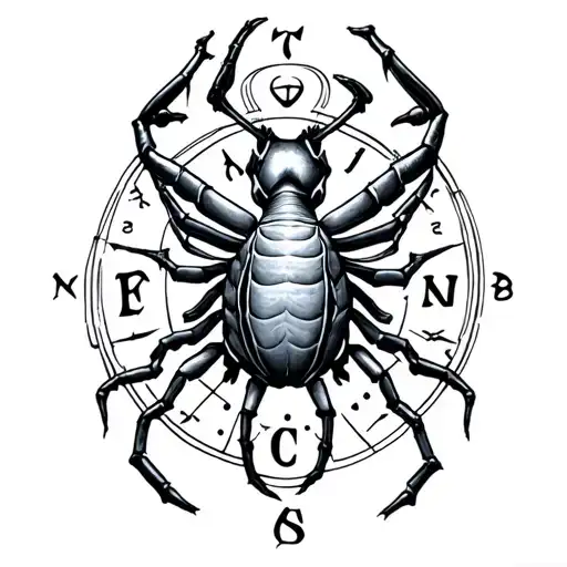 Cancer Zodiac With 17 Written