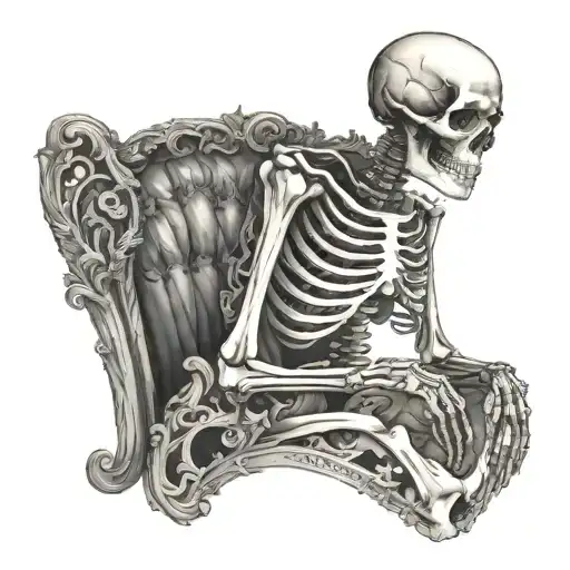 Skeleton Soul Leaving The Body