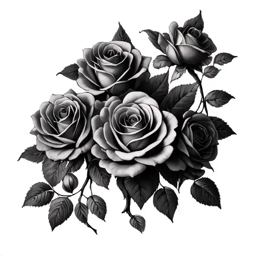 8302 Davies Family Tree With Roses