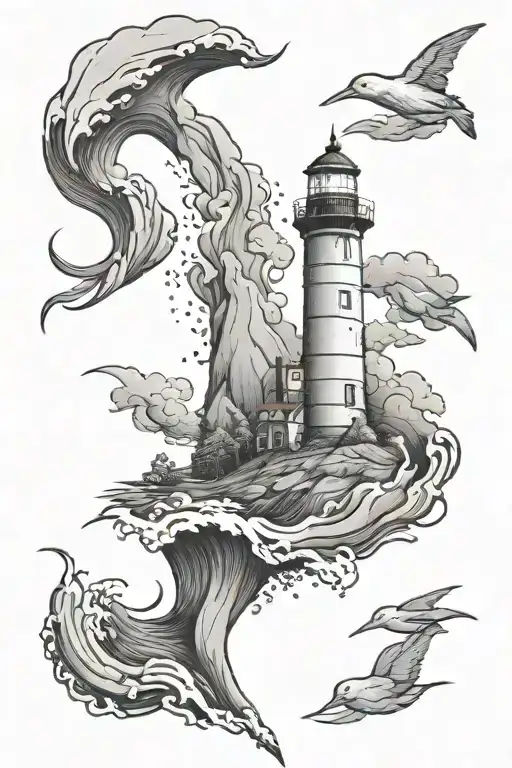 Lighthouse Surrounded