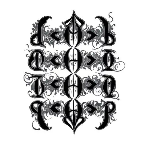 Two Word Ambigram Generator