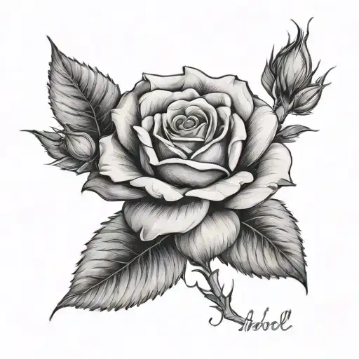 Rose With The Name Isabel