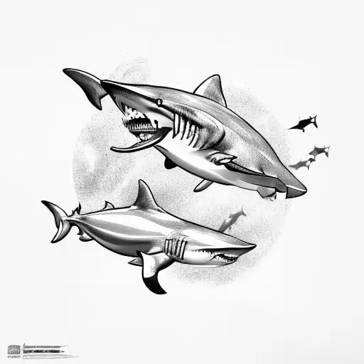 Shark With A Golden Crest