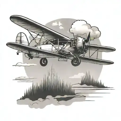 Airplane Flying Around Minnesota