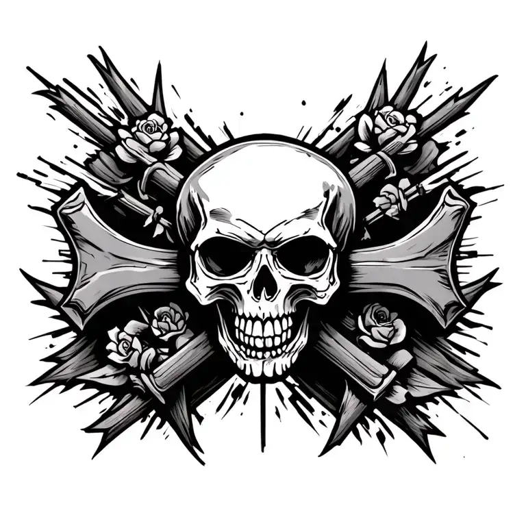 Skull And Cross