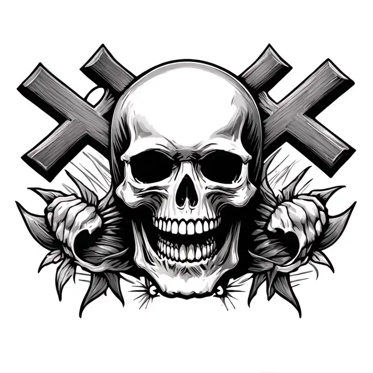 Skull And Cross