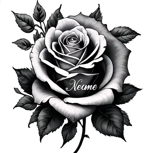 Scar Cover Up Tattoo Roses And A Name