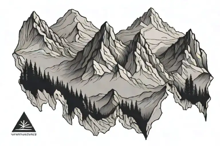 4 Mountains In Line