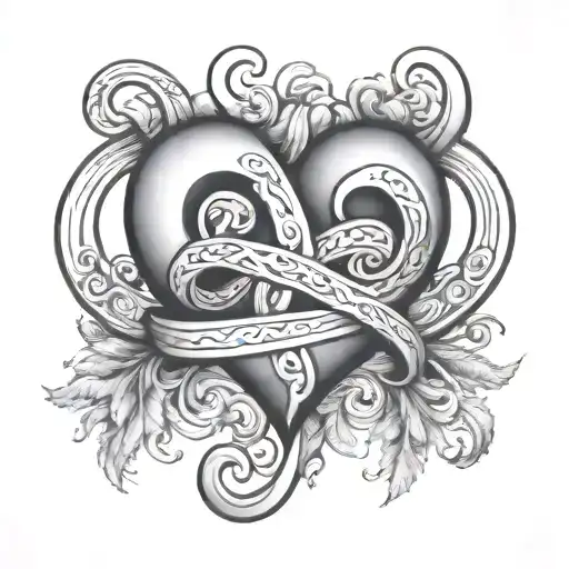 Heart And Infinity Symbol
