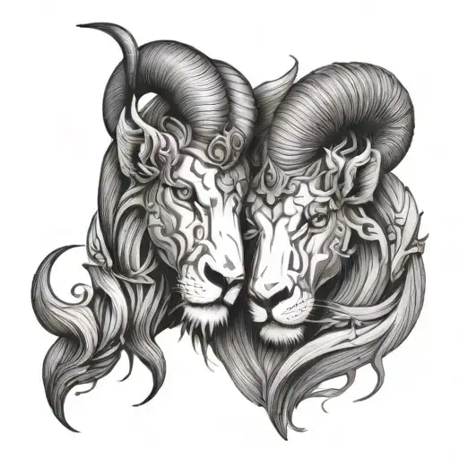 Leo Contellation And Aries Contellation