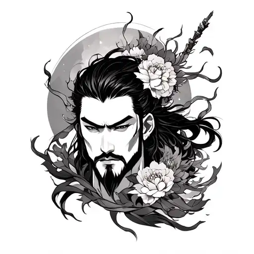 Male Japanese Mythology Inspired