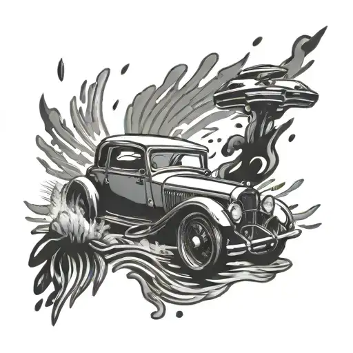 Rain Over Car Racing