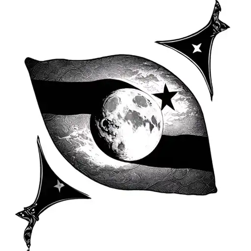 Arab Moon Flag Sleeve