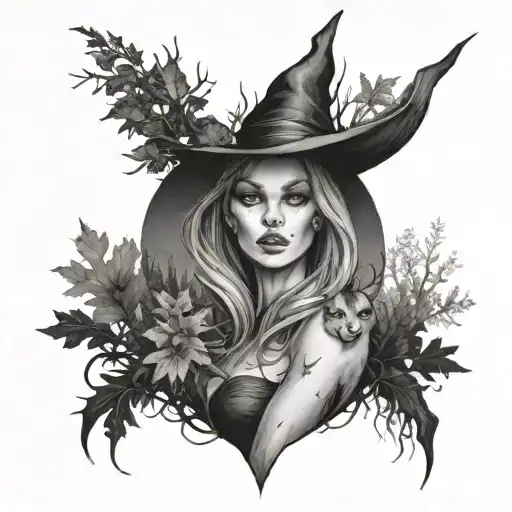 Dark Witchy Forrest Wit