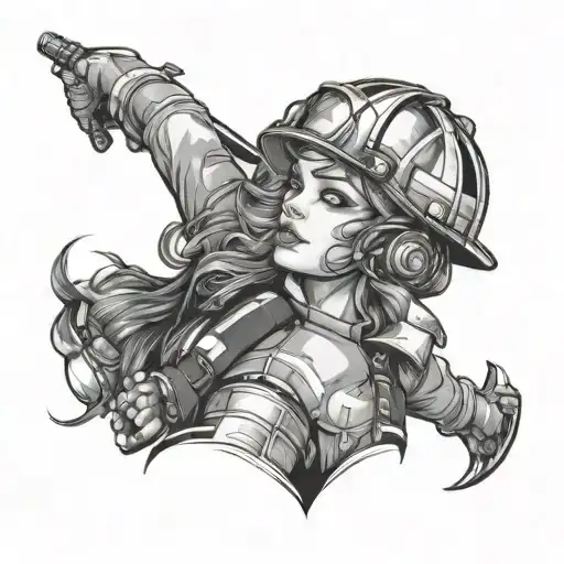 Fire Fighter Girl