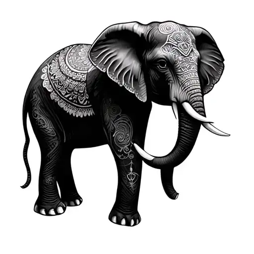Mandala Elephant