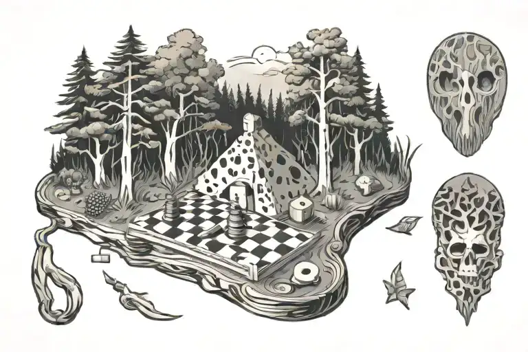 Forest And Chees Board