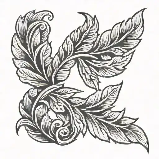 Laurel Wreath Tribal Symbolizing Strength And Resilience