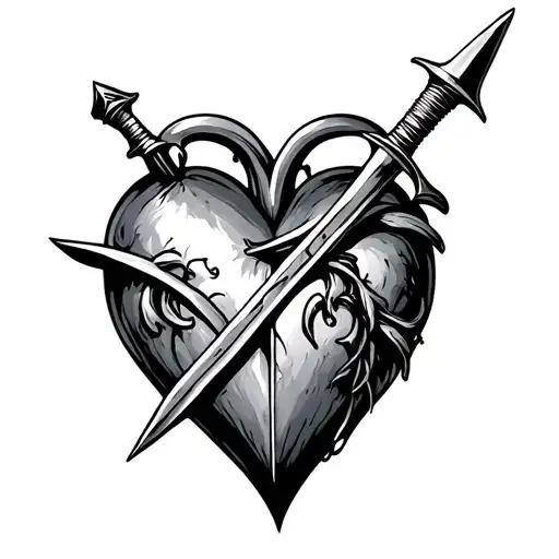Heart With A Dagger Inside